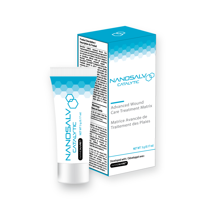 NanoSALV Catalytic Advanced Wound Care Treatment Matrix - Medium (~20 Applications)