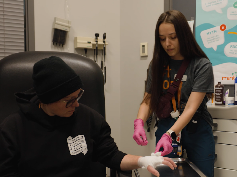 NanoSALV in action at the Calgary Drop-In Centre